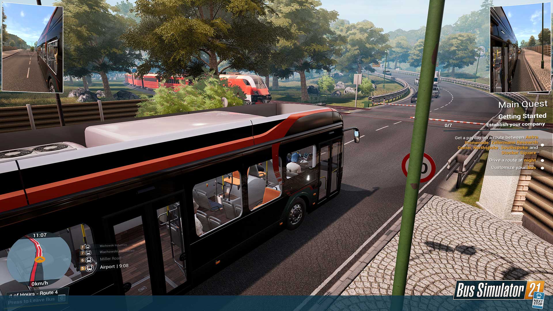 bus simulator 21 assign bus to route