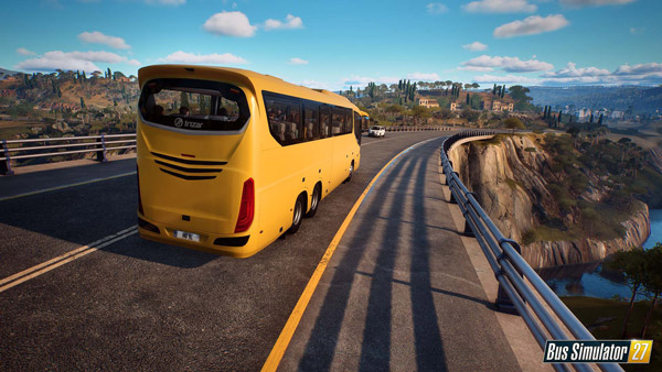 Screenshot 3: Bus on bridge
