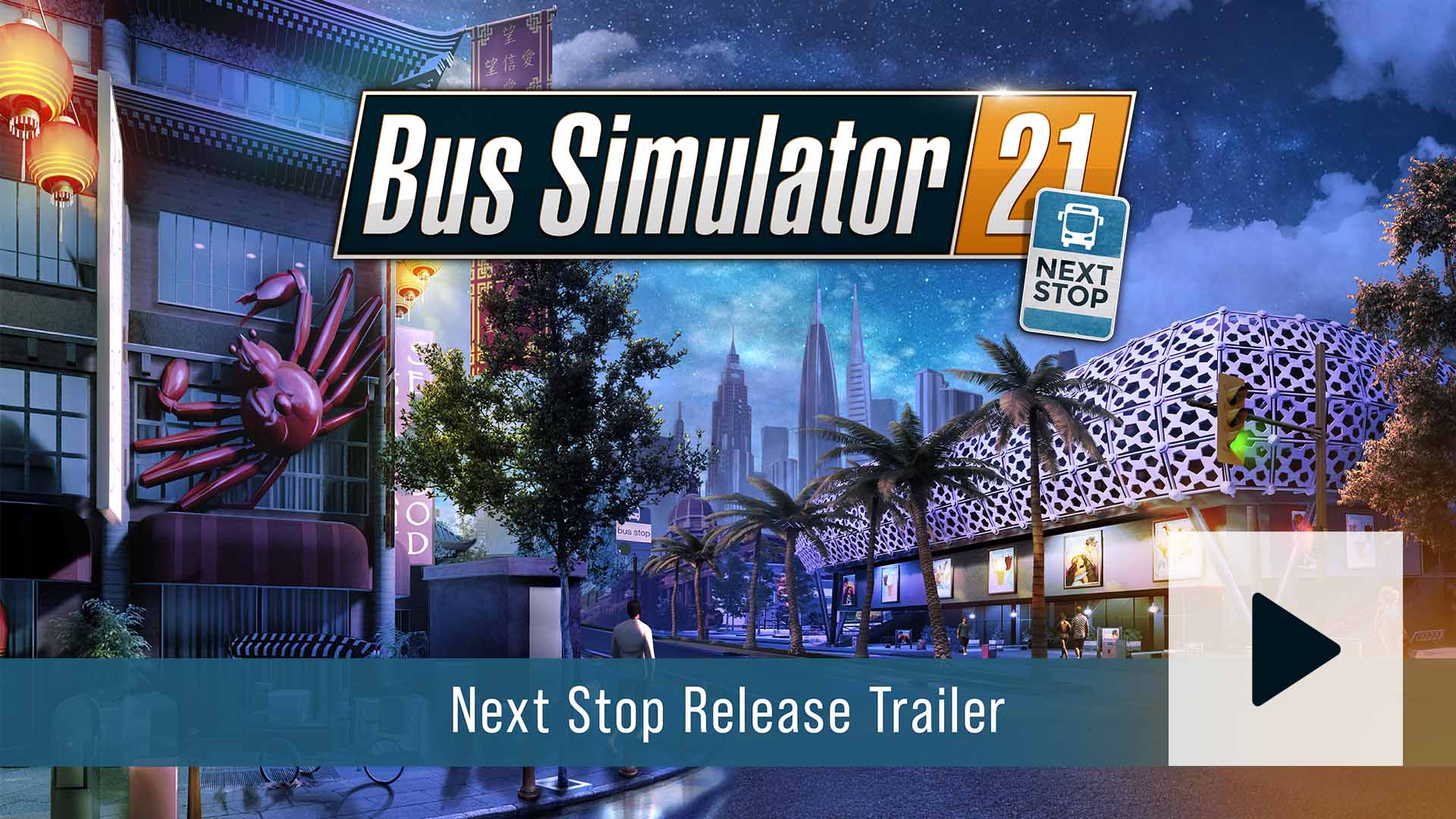 Bus Simulator 21 Next Stop - School Bus Extension Launch Trailer
